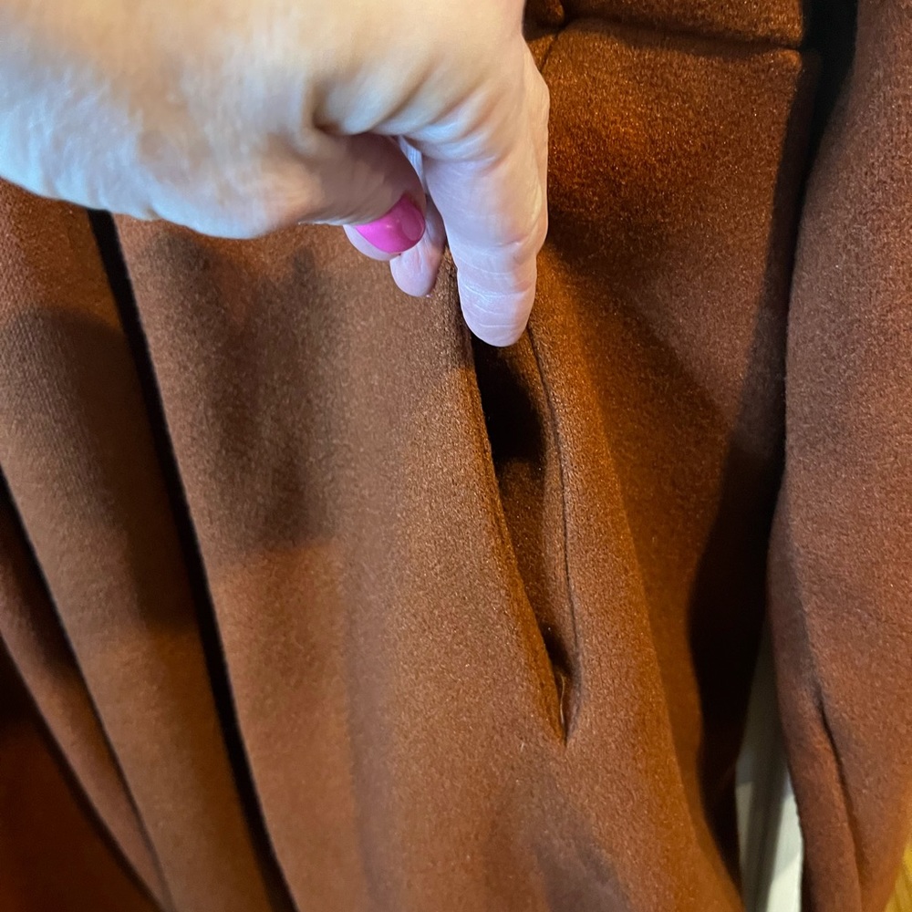 Solid Stand Collar Blazer~Elegant Open Front-Cara… - image 4